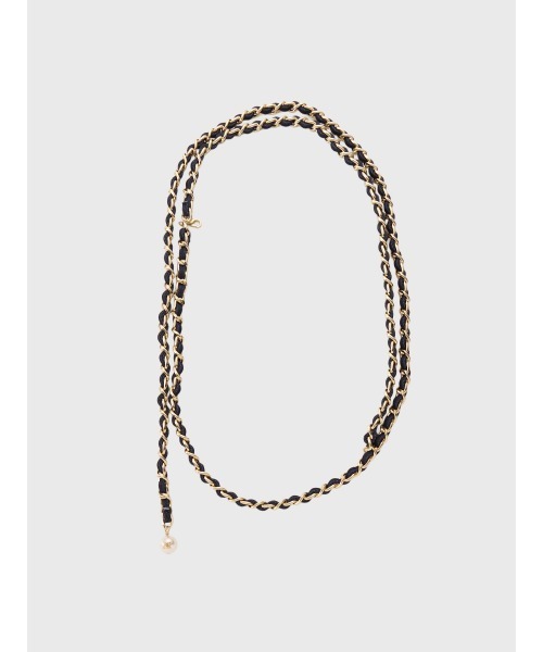 EIMY ISTOIRE（エイミーイストワール）の「チェーンベルト（ベルト・レディース・インディゴブルー/ライトブルー・F）」の4枚目の写真