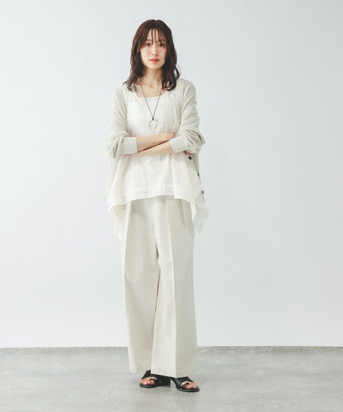 GLOBAL WORK（グローバルワーク）の「レースキャミビスチェ/655896（その他トップス・レディース・ホワイト/ブラック・FREE）」の5枚目の写真