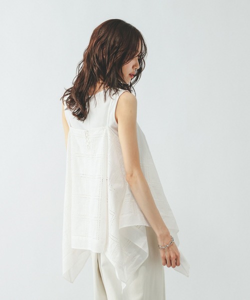 GLOBAL WORK（グローバルワーク）の「レースキャミビスチェ/655896（その他トップス・レディース・ホワイト/ブラック・FREE）」の22枚目の写真