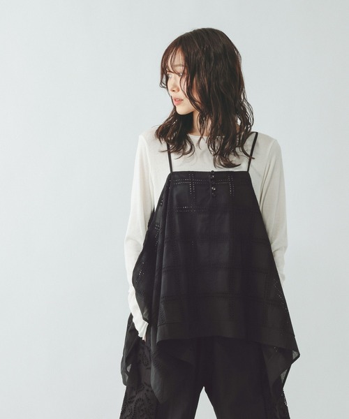 GLOBAL WORK（グローバルワーク）の「レースキャミビスチェ/655896（その他トップス・レディース・ホワイト/ブラック・FREE）」の18枚目の写真