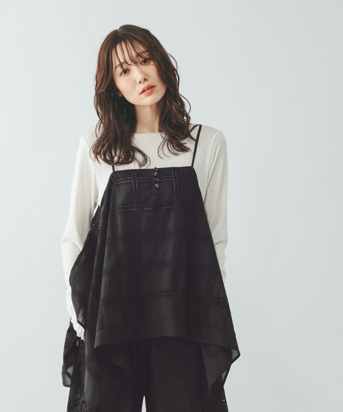 GLOBAL WORK（グローバルワーク）の「レースキャミビスチェ/655896（その他トップス・レディース・ホワイト/ブラック・FREE）」の17枚目の写真