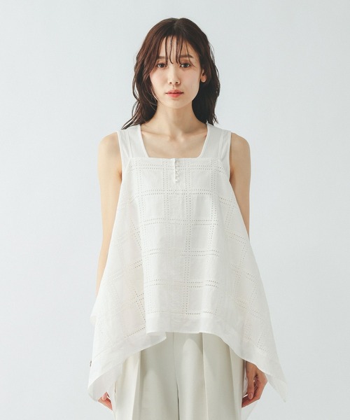 GLOBAL WORK（グローバルワーク）の「レースキャミビスチェ/655896（その他トップス・レディース・ホワイト/ブラック・FREE）」の16枚目の写真