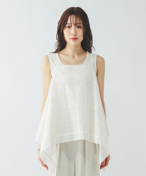 GLOBAL WORK（グローバルワーク）の「レースキャミビスチェ/655896（その他トップス・レディース・ホワイト/ブラック・FREE）」の13枚目の写真