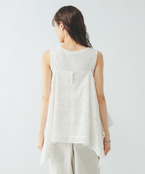 GLOBAL WORK（グローバルワーク）の「レースキャミビスチェ/655896（その他トップス・レディース・ホワイト/ブラック・FREE）」の12枚目の写真