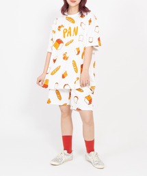 PUNYUS | 【新サイズ】フード総柄スウェットショートパンツ（PAN)(スウェットパンツ)