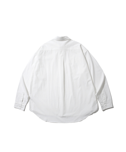 ANGLAN(アングラン)の「Officer Big Shirt - White(シャツ/ブラウス・メンズ・その他・1/2)」の3枚目の写真