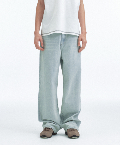 Rest&Recreation（レストアンドレクリエーション）の「WASHED JEANS - LIGHT BLUE（デニムパンツ・メンズ・その他・LARGE/X-LARGE）」の8枚目の写真