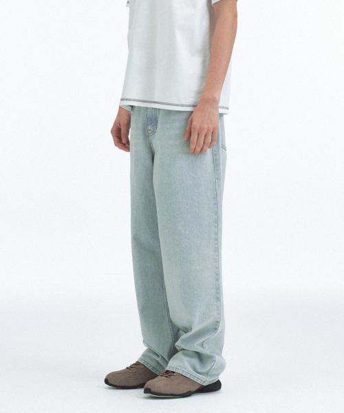 Rest&Recreation（レストアンドレクリエーション）の「WASHED JEANS - LIGHT BLUE（デニムパンツ・メンズ・その他・LARGE/X-LARGE）」の9枚目の写真
