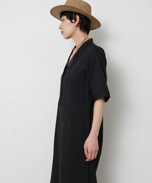 THE PAUSE（ザ ポーズ）の「【THE PAUSE】リネン混カイキンジャンプスーツ（つなぎ/オールインワン・レディース・ブラウン/ブラック・FREE）」の5枚目の写真