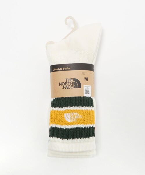 THE NORTH FACE(ザノースフェイス)の「【WEB限定】<THE NORTH FACE>チューブ 2P クルー ソックス(ソックス/靴下・メンズ・オフホワイト/その他2/その他1・M)」の6枚目の写真