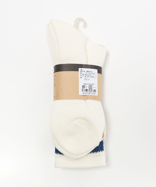 THE NORTH FACE(ザノースフェイス)の「【WEB限定】<THE NORTH FACE>チューブ 2P クルー ソックス(ソックス/靴下・メンズ・オフホワイト/その他2/その他1・M)」の7枚目の写真