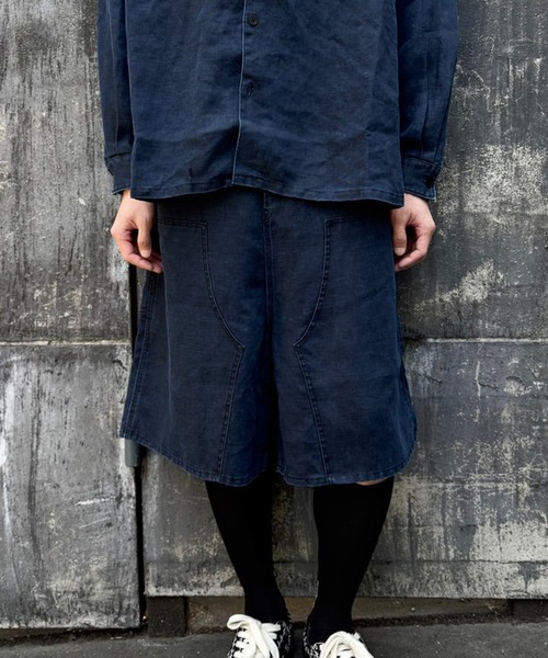 SHINYAKOZUKA(シンヤコヅカ)の「CARPENTER SHORTS(ISSUE8)(その他パンツ・メンズ・インディゴブルー・MEDIUM)」の1枚目の写真