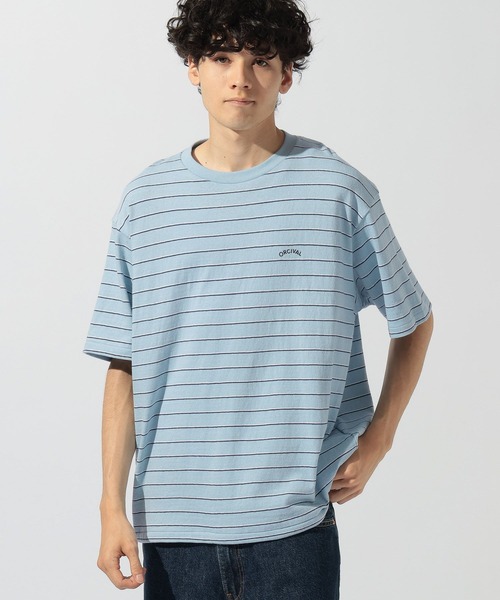 ORCIVAL(オーシバル)の「【ORCIVAL(オーシバル)】エンブロイダリー ショートスリーブTシャツ(Tシャツ/カットソー・メンズ・ベージュ/サックスブルー・LARGE)」の9枚目の写真