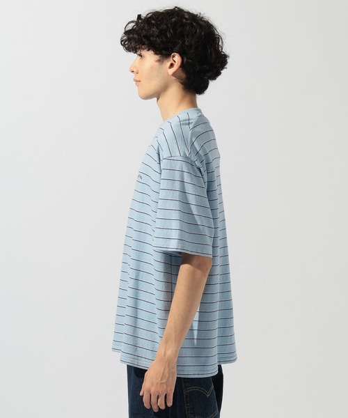 ORCIVAL(オーシバル)の「【ORCIVAL(オーシバル)】エンブロイダリー ショートスリーブTシャツ(Tシャツ/カットソー・メンズ・ベージュ/サックスブルー・LARGE)」の11枚目の写真