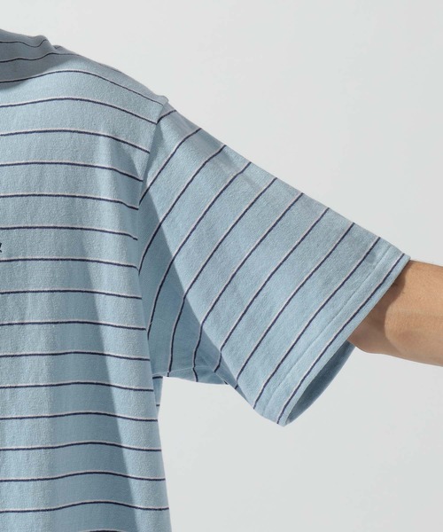 ORCIVAL(オーシバル)の「【ORCIVAL(オーシバル)】エンブロイダリー ショートスリーブTシャツ(Tシャツ/カットソー・メンズ・ベージュ/サックスブルー・LARGE)」の15枚目の写真