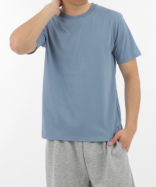 CLOTHY(クロシィ)の「【シンプルが、一番強い。】メンズさらさら天竺無地Tシャツ(Tシャツ/カットソー・レディース・チャコールグレー/ブラック/ブラウン/グレー/オフホワイト/ブルー/グリーン/モカ・MEDIUM/X-LARGE/LARGE)」の8枚目の写真