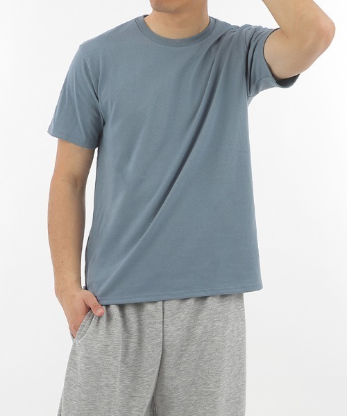 CLOTHY(クロシィ)の「【シンプルが、一番強い。】メンズさらさら天竺無地Tシャツ(Tシャツ/カットソー・レディース・チャコールグレー/ブラック/ブラウン/グレー/オフホワイト/ブルー/グリーン/モカ・MEDIUM/X-LARGE/LARGE)」の7枚目の写真