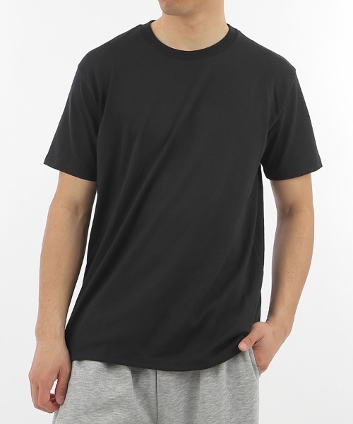 CLOTHY(クロシィ)の「【シンプルが、一番強い。】メンズさらさら天竺無地Tシャツ(Tシャツ/カットソー・レディース・チャコールグレー/ブラック/ブラウン/グレー/オフホワイト/ブルー/グリーン/モカ・MEDIUM/X-LARGE/LARGE)」の3枚目の写真