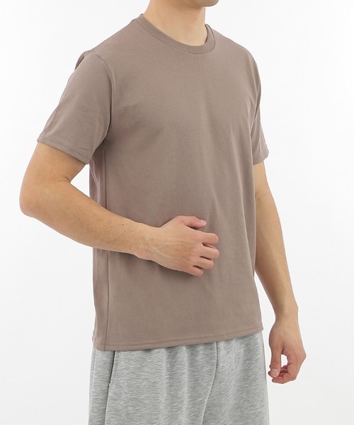 CLOTHY(クロシィ)の「【シンプルが、一番強い。】メンズさらさら天竺無地Tシャツ(Tシャツ/カットソー・レディース・チャコールグレー/ブラック/ブラウン/グレー/オフホワイト/ブルー/グリーン/モカ・MEDIUM/X-LARGE/LARGE)」の6枚目の写真