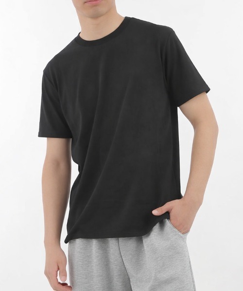 CLOTHY(クロシィ)の「【シンプルが、一番強い。】メンズさらさら天竺無地Tシャツ(Tシャツ/カットソー・レディース・チャコールグレー/ブラック/ブラウン/グレー/オフホワイト/ブルー/グリーン/モカ・MEDIUM/X-LARGE/LARGE)」の17枚目の写真