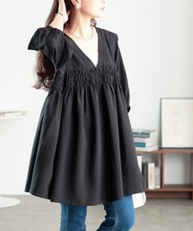 GOLDJAPAN（ゴールドジャパン）の「肩タックシャーリングチュニック（チュニック）」