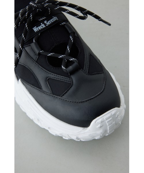 AZUL by moussy（アズールバイマウジー）の「ダッドソールスニーカーサンダル（サンダル・メンズ・ブラック・MEDIUM/SMALL/LARGE）」の9枚目の写真