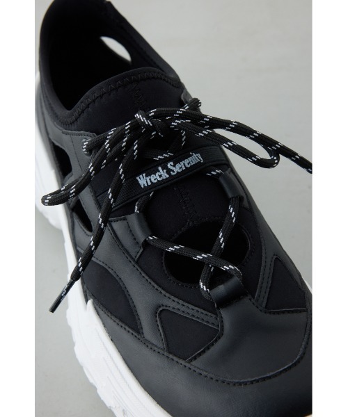 AZUL by moussy（アズールバイマウジー）の「ダッドソールスニーカーサンダル（サンダル・メンズ・ブラック・MEDIUM/SMALL/LARGE）」の10枚目の写真