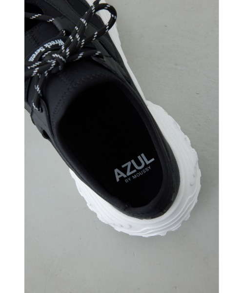 AZUL by moussy（アズールバイマウジー）の「ダッドソールスニーカーサンダル（サンダル・メンズ・ブラック・MEDIUM/SMALL/LARGE）」の12枚目の写真