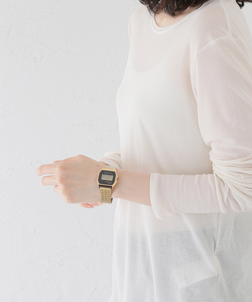 CASIO（カシオ）の「Web限定 CASIO CLASSIC  A159WGEA-1JF（アナログ腕時計・レディース・ゴールド・FREE）」の11枚目の写真