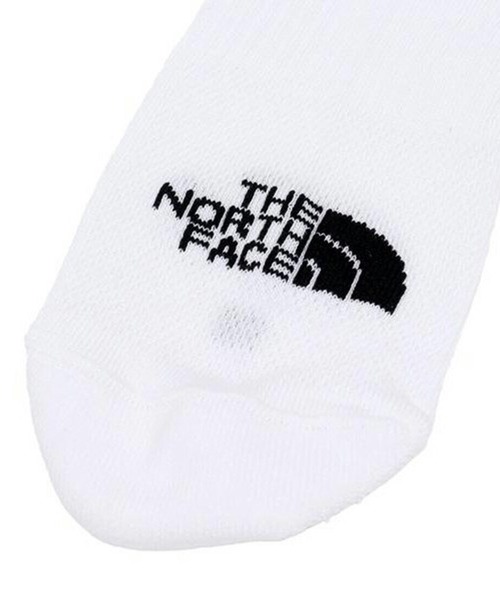 THE NORTH FACE(ザノースフェイス)の「THE NORTH FACE アンクルソックス3足組(ソックス/靴下・メンズ・その他/ブラック/ホワイト・MEDIUM/LARGE)」の1枚目の写真