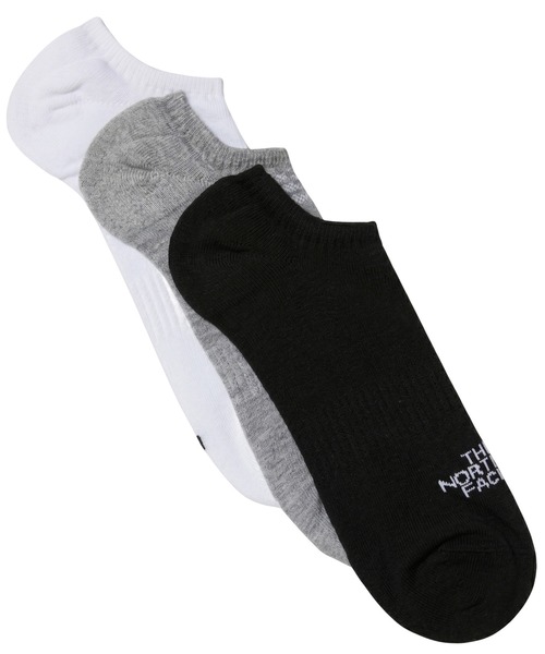THE NORTH FACE(ザノースフェイス)の「THE NORTH FACE アンクルソックス3足組(ソックス/靴下・メンズ・その他/ブラック/ホワイト・MEDIUM/LARGE)」の3枚目の写真