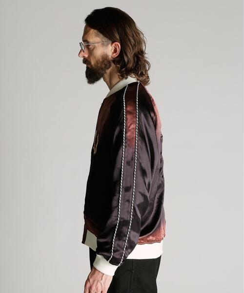 schott(ショット)の「Schott/ショット/RAYON SUKA JKT/レーヨン スカジャン(スカジャン・メンズ・ブラック/ネイビー・M/L/XL/2XL)」の8枚目の写真