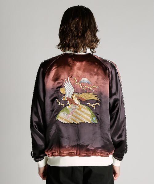 schott(ショット)の「Schott/ショット/RAYON SUKA JKT/レーヨン スカジャン(スカジャン・メンズ・ブラック/ネイビー・M/L/XL/2XL)」の9枚目の写真