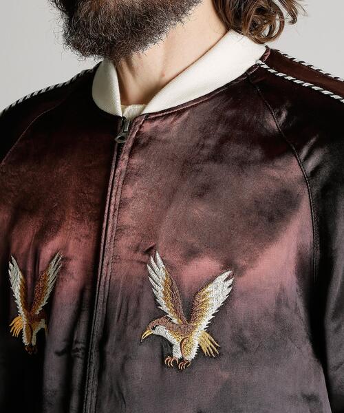 schott(ショット)の「Schott/ショット/RAYON SUKA JKT/レーヨン スカジャン(スカジャン・メンズ・ブラック/ネイビー・M/L/XL/2XL)」の10枚目の写真