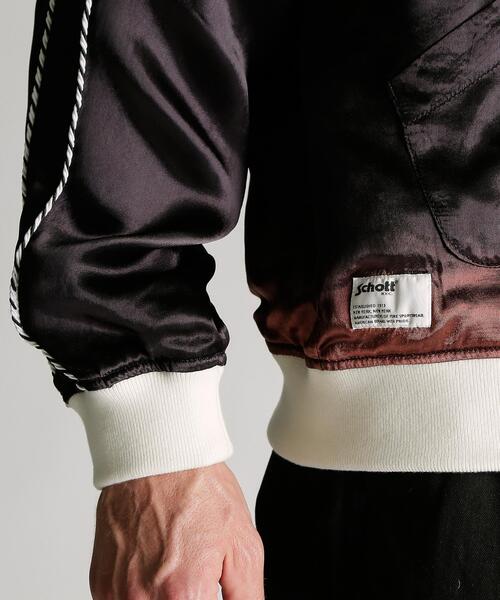 schott(ショット)の「Schott/ショット/RAYON SUKA JKT/レーヨン スカジャン(スカジャン・メンズ・ブラック/ネイビー・M/L/XL/2XL)」の12枚目の写真