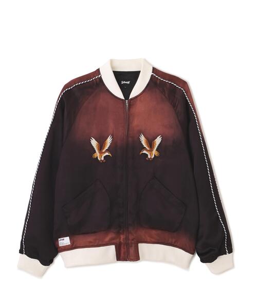 schott(ショット)の「Schott/ショット/RAYON SUKA JKT/レーヨン スカジャン(スカジャン・メンズ・ブラック/ネイビー・M/L/XL/2XL)」の18枚目の写真