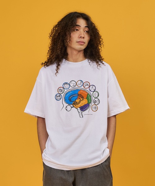SAWINTO(ソイント)の「VARIOUS PRINTS - BRAINATOMY(Tシャツ/カットソー・メンズ・ホワイト・MEDIUM/LARGE/X-LARGE)」の4枚目の写真