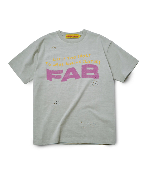 GARMENTS FAB(ガーメンツファブ)の「Hot-Fix Washed Tee (GRAY)(Tシャツ/カットソー・レディース・その他・LARGE/MEDIUM)」の1枚目の写真