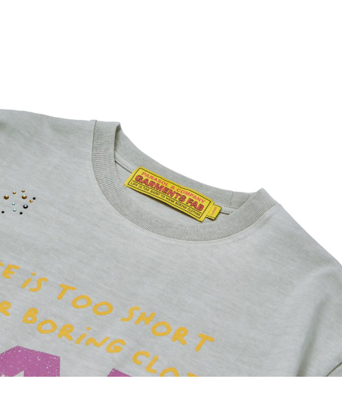 GARMENTS FAB(ガーメンツファブ)の「Hot-Fix Washed Tee (GRAY)(Tシャツ/カットソー・レディース・その他・LARGE/MEDIUM)」の3枚目の写真