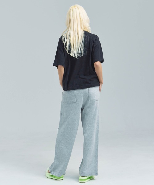 JACKROSE(ジャックローズ)の「JE-クロップド丈・ロゴSSTEE(Tシャツ/カットソー・メンズ・ブラック/レッド/グレー・FREE)」の18枚目の写真