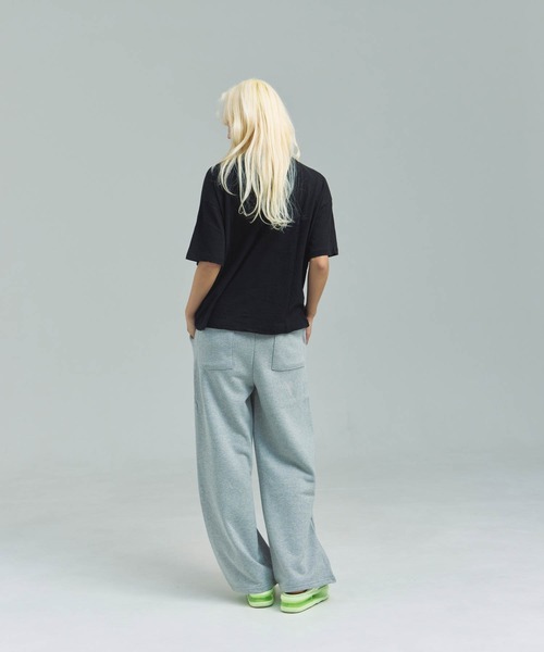 JACKROSE(ジャックローズ)の「JE-クロップド丈・ロゴSSTEE(Tシャツ/カットソー・メンズ・ブラック/レッド/グレー・FREE)」の19枚目の写真