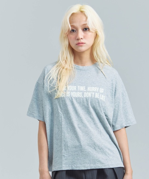 JACKROSE(ジャックローズ)の「JE-クロップド丈・ロゴSSTEE(Tシャツ/カットソー・メンズ・ブラック/レッド/グレー・FREE)」の21枚目の写真