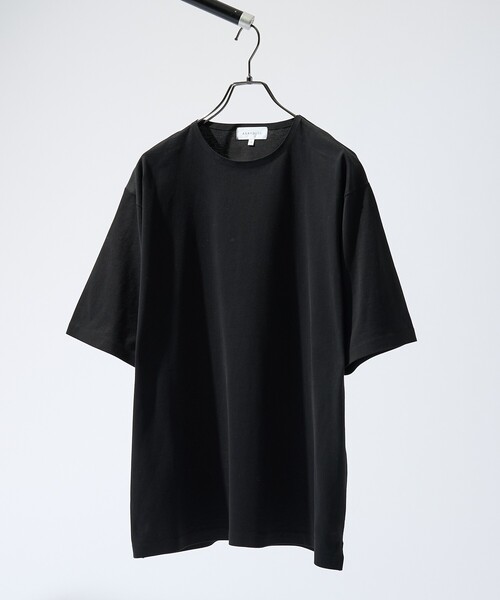 ABAHOUSE（アバハウス）の「圧着 シームレスTシャツ / リラックスフィット（Tシャツ/カットソー・メンズ・ホワイト/ブラック/パープル/ネイビー/グリーン・46/48）」の11枚目の写真