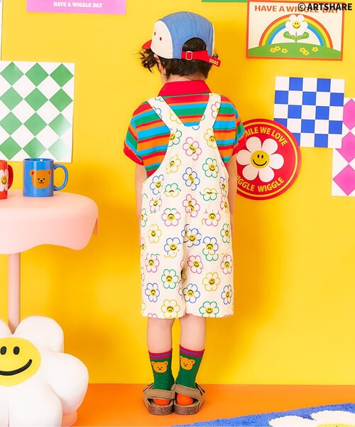 WIGGLE WIGGLE（ウィグルウィグル）の「WIGGLE WIGGLE キャップ（キャップ・キッズ・インディゴブルー/レインボー・50/54/58）」の7枚目の写真