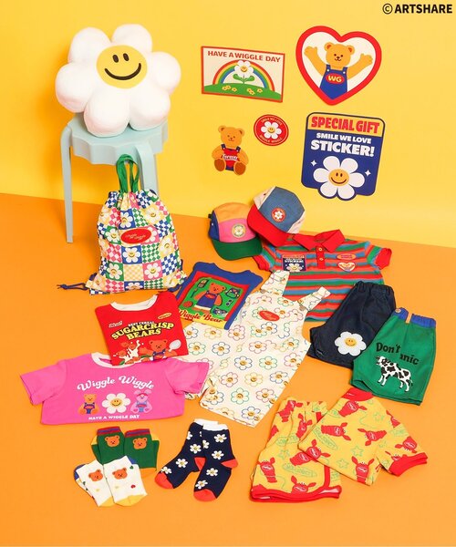 WIGGLE WIGGLE（ウィグルウィグル）の「WIGGLE WIGGLE キャップ（キャップ・キッズ・インディゴブルー/レインボー・50/54/58）」の16枚目の写真