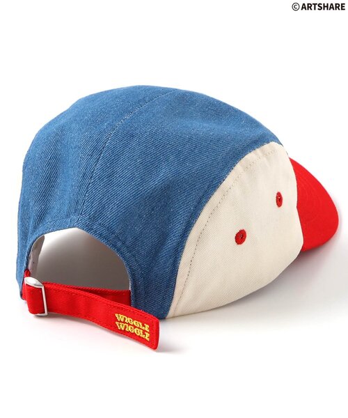 WIGGLE WIGGLE（ウィグルウィグル）の「WIGGLE WIGGLE キャップ（キャップ・キッズ・インディゴブルー/レインボー・50/54/58）」の5枚目の写真