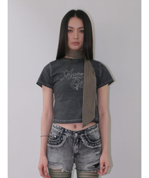 MESSY GRAPHIC T-SHIRT [CHARCOAL]