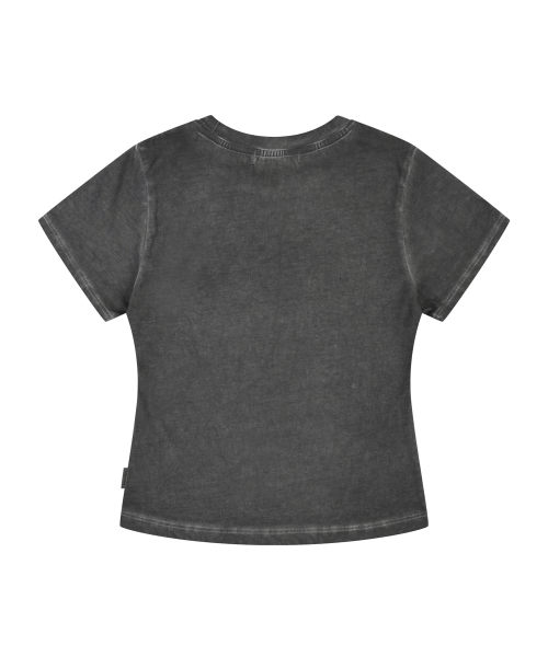 ORDINARY HOLIDAY（オーディナリー ホリデー）の「MESSY GRAPHIC T-SHIRT [CHARCOAL]（Tシャツ/カットソー・レディース・その他・FREE）」の4枚目の写真