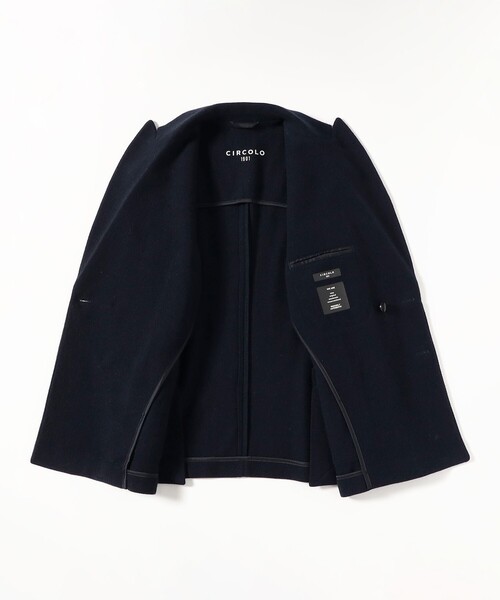 BRILLA per il gusto（ブリッラペルイルグースト）の「CIRCOLO1901 / ウールカシミヤ ジャージ ダブルブレスト ジャケット（その他アウター・メンズ・グリーン系その他5/ネイビー・46/44/50/48）」の11枚目の写真
