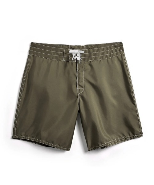 BIRDWELL(バードウェル)の「【BIRDWELL/バードウェル】300 Boardshorts 超強度 撥水性 速乾性 水着 ボードショーツ MADE IN USA(水着・メンズ・ダークオリーブ/ライトブルー・31inch/30inch/32inch)」の3枚目の写真